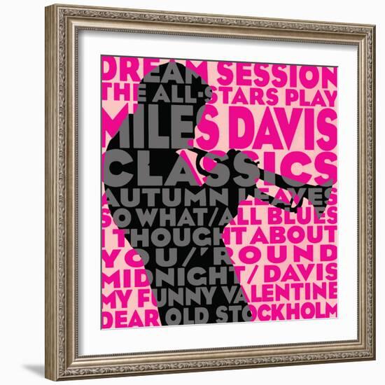 Dream Session: The All-Stars Play Miles Davis Classics (Pink Color Variation)-null-Framed Art Print