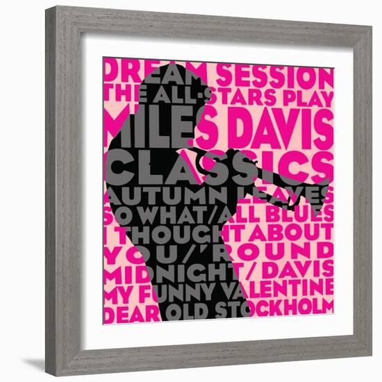 Dream Session: The All-Stars Play Miles Davis Classics (Pink Color Variation)-null-Framed Art Print