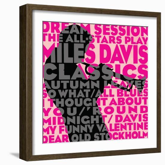 Dream Session: The All-Stars Play Miles Davis Classics (Pink Color Variation)-null-Framed Art Print