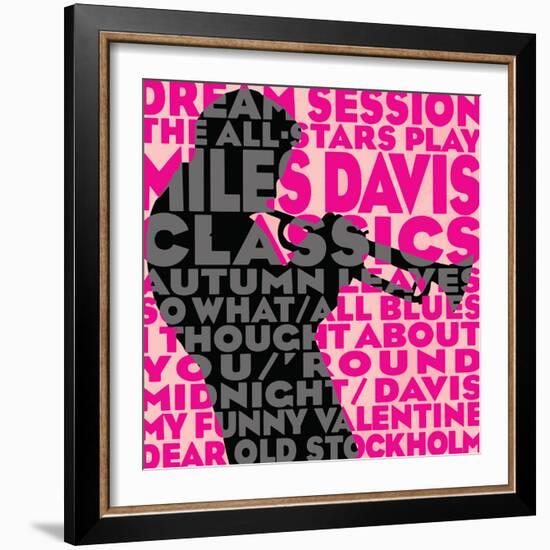 Dream Session: The All-Stars Play Miles Davis Classics (Pink Color Variation)-null-Framed Art Print