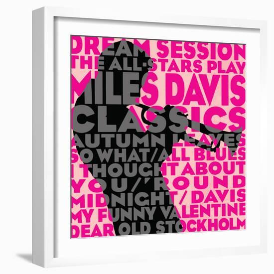 Dream Session: The All-Stars Play Miles Davis Classics (Pink Color Variation)-null-Framed Art Print