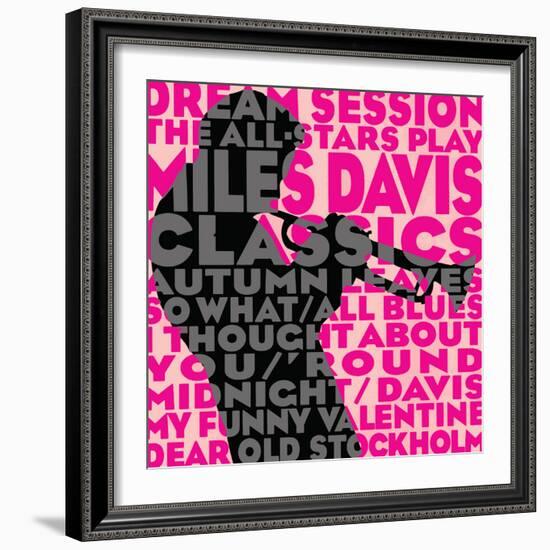 Dream Session: The All-Stars Play Miles Davis Classics (Pink Color Variation)-null-Framed Art Print