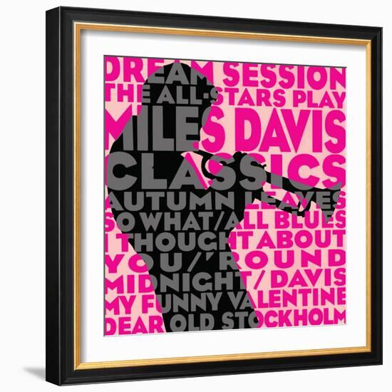 Dream Session: The All-Stars Play Miles Davis Classics (Pink Color Variation)-null-Framed Art Print