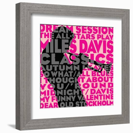 Dream Session: The All-Stars Play Miles Davis Classics (Pink Color Variation)-null-Framed Art Print