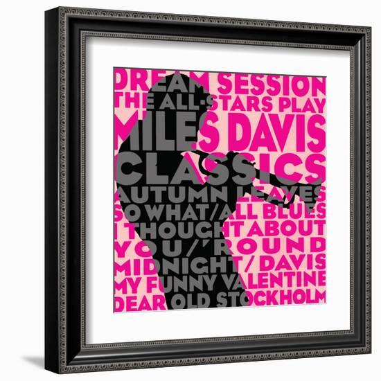 Dream Session: The All-Stars Play Miles Davis Classics (Pink Color Variation)-null-Framed Art Print