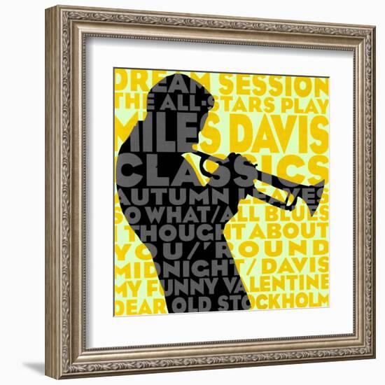 Dream Session: The All-Stars Play Miles Davis Classics (Yellow Color Variation)-null-Framed Art Print