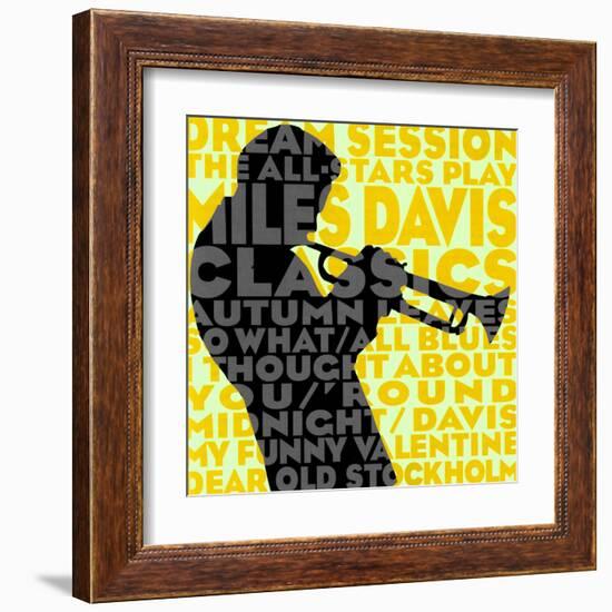 Dream Session: The All-Stars Play Miles Davis Classics (Yellow Color Variation)-null-Framed Art Print