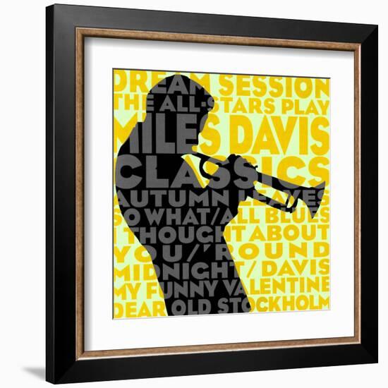 Dream Session: The All-Stars Play Miles Davis Classics (Yellow Color Variation)-null-Framed Art Print