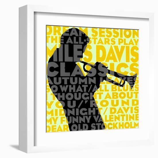 Dream Session: The All-Stars Play Miles Davis Classics (Yellow Color Variation)-null-Framed Art Print