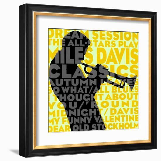 Dream Session: The All-Stars Play Miles Davis Classics (Yellow Color Variation)-null-Framed Art Print