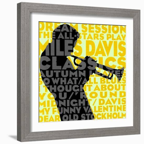 Dream Session: The All-Stars Play Miles Davis Classics (Yellow Color Variation)-null-Framed Art Print