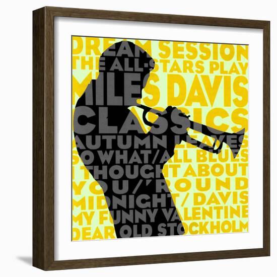 Dream Session: The All-Stars Play Miles Davis Classics (Yellow Color Variation)-null-Framed Art Print