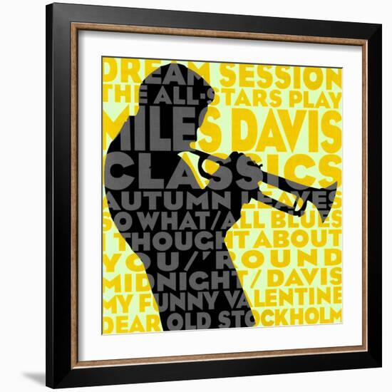 Dream Session: The All-Stars Play Miles Davis Classics (Yellow Color Variation)-null-Framed Art Print