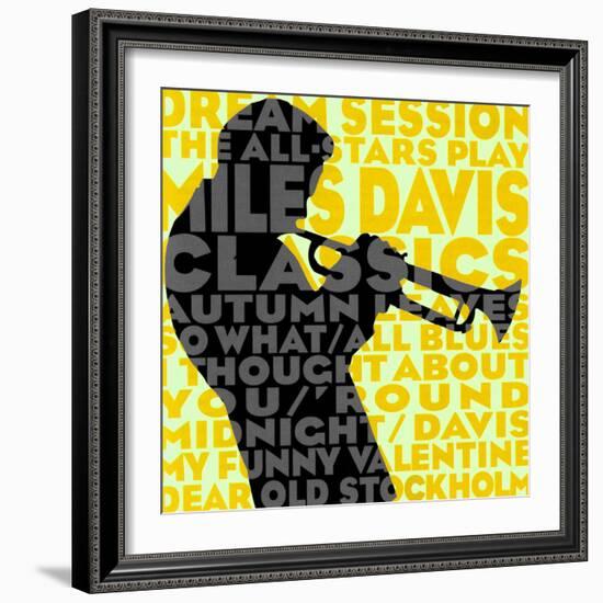 Dream Session: The All-Stars Play Miles Davis Classics (Yellow Color Variation)-null-Framed Art Print