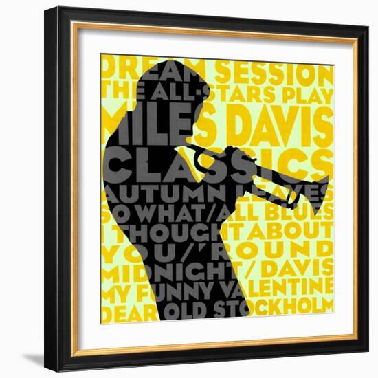 Dream Session: The All-Stars Play Miles Davis Classics (Yellow Color Variation)-null-Framed Art Print