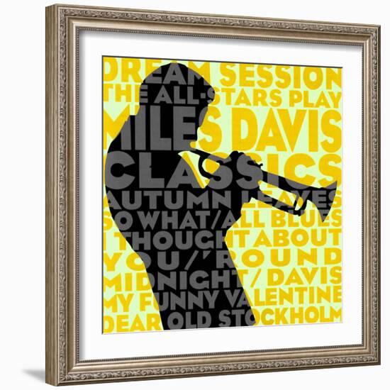 Dream Session: The All-Stars Play Miles Davis Classics (Yellow Color Variation)-null-Framed Premium Giclee Print