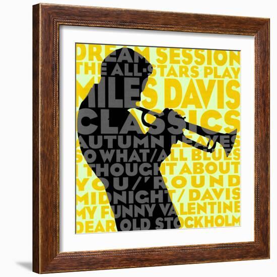 Dream Session: The All-Stars Play Miles Davis Classics (Yellow Color Variation)-null-Framed Premium Giclee Print