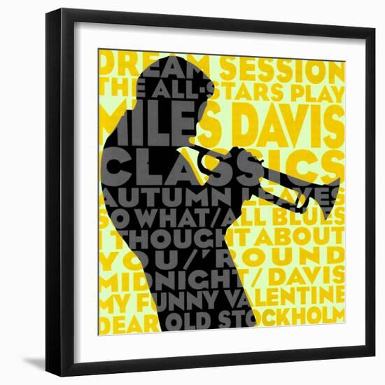 Dream Session: The All-Stars Play Miles Davis Classics (Yellow Color Variation)-null-Framed Premium Giclee Print