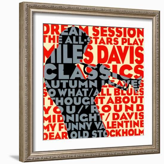 Dream Session : The All-Stars Play Miles Davis Classics--Framed Art Print
