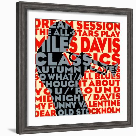 Dream Session : The All-Stars Play Miles Davis Classics-null-Framed Art Print