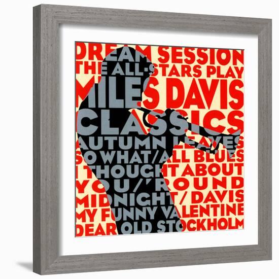 Dream Session : The All-Stars Play Miles Davis Classics-null-Framed Art Print