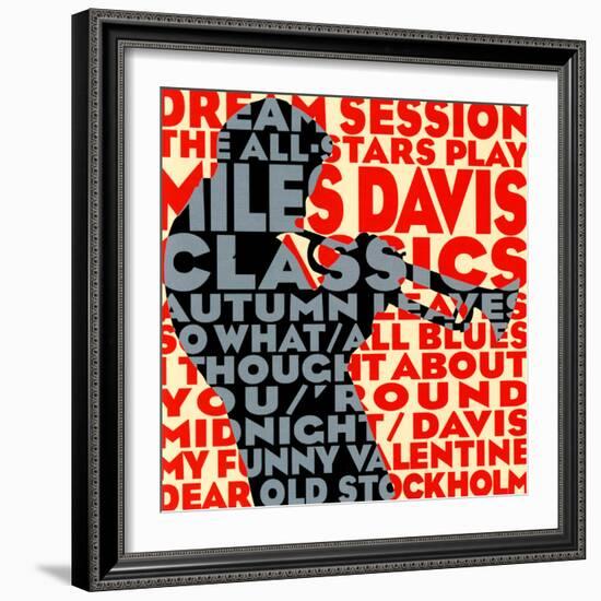 Dream Session : The All-Stars Play Miles Davis Classics-null-Framed Art Print