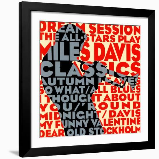 Dream Session : The All-Stars Play Miles Davis Classics-null-Framed Giclee Print