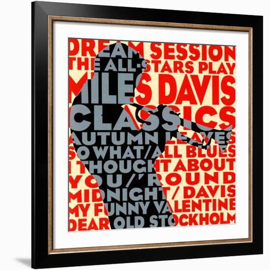 Dream Session : The All-Stars Play Miles Davis Classics-null-Framed Giclee Print