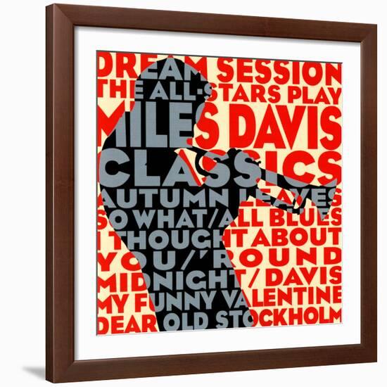 Dream Session : The All-Stars Play Miles Davis Classics-null-Framed Giclee Print