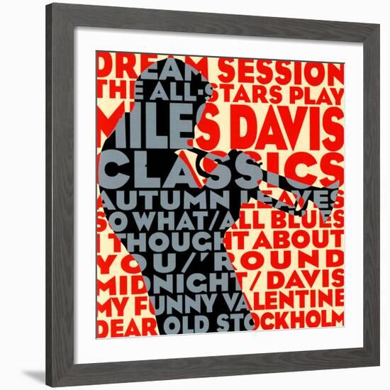 Dream Session : The All-Stars Play Miles Davis Classics-null-Framed Giclee Print