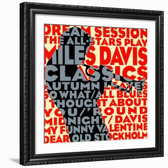 Dream Session : The All-Stars Play Miles Davis Classics-null-Framed Giclee Print