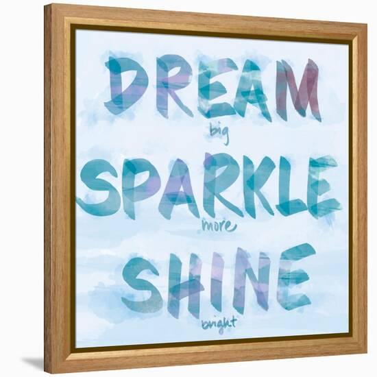 Dream, Sparkle, Shine-SD Graphics Studio-Framed Stretched Canvas