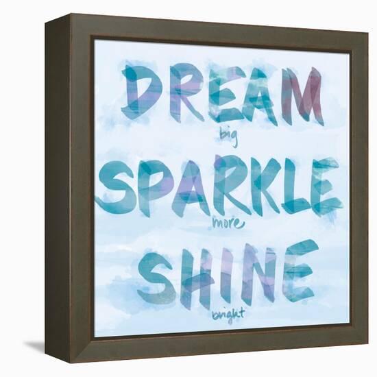 Dream, Sparkle, Shine-SD Graphics Studio-Framed Stretched Canvas