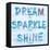 Dream, Sparkle, Shine-SD Graphics Studio-Framed Stretched Canvas