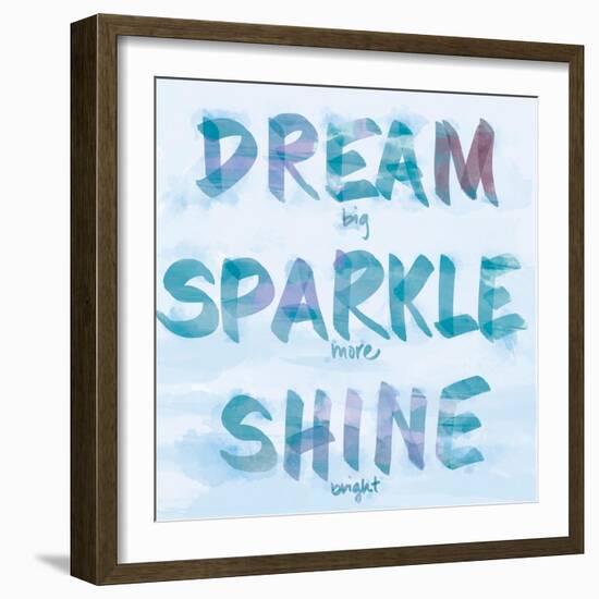 Dream, Sparkle, Shine-SD Graphics Studio-Framed Premium Giclee Print