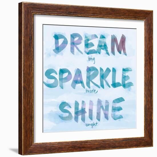 Dream, Sparkle, Shine-SD Graphics Studio-Framed Art Print