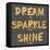 Dream, Sparkle, Shine-SD Graphics Studio-Framed Stretched Canvas