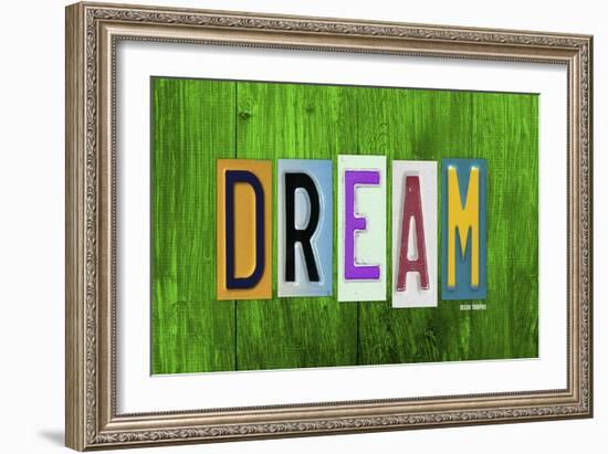 Dream-Design Turnpike-Framed Giclee Print