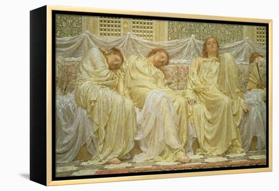 Dreamers, 1882 (Oil on Canvas)-Albert Joseph Moore-Framed Premier Image Canvas