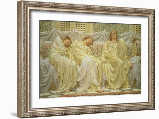 Dreamers, 1882 (Oil on Canvas)-Albert Joseph Moore-Framed Giclee Print