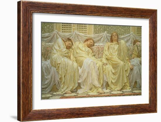 Dreamers, 1882 (Oil on Canvas)-Albert Joseph Moore-Framed Giclee Print