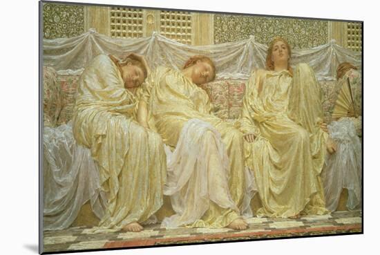 Dreamers, 1882 (Oil on Canvas)-Albert Joseph Moore-Mounted Giclee Print