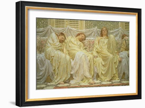 Dreamers, 1882 (Oil on Canvas)-Albert Joseph Moore-Framed Giclee Print