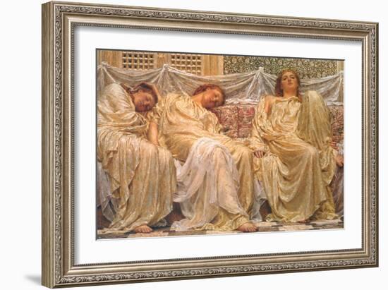 Dreamers-Albert Joseph Moore-Framed Art Print