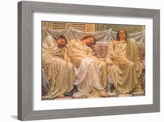 Dreamers-Albert Joseph Moore-Framed Art Print