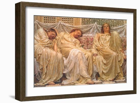 Dreamers-Albert Joseph Moore-Framed Art Print