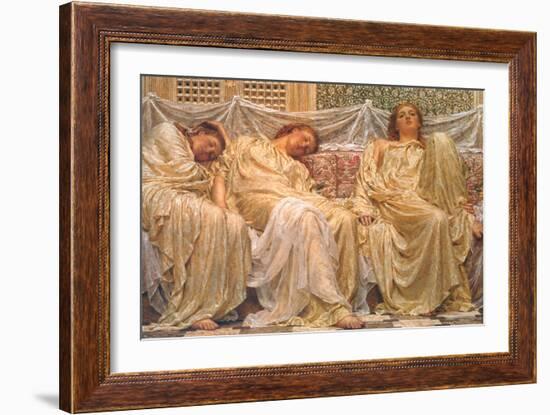 Dreamers-Albert Joseph Moore-Framed Art Print