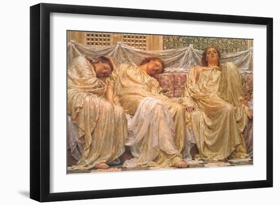 Dreamers-Albert Joseph Moore-Framed Art Print