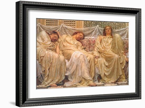 Dreamers-Albert Joseph Moore-Framed Art Print