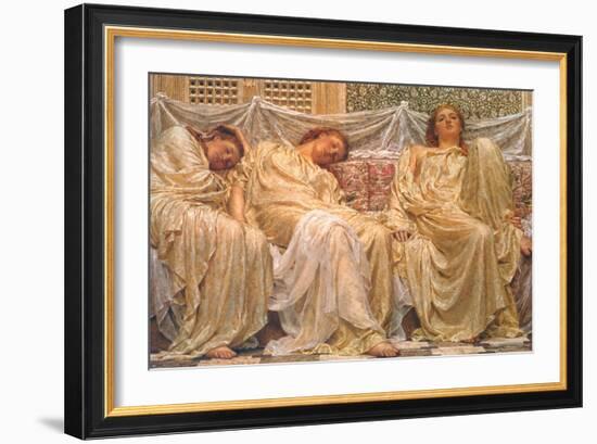 Dreamers-Albert Joseph Moore-Framed Art Print